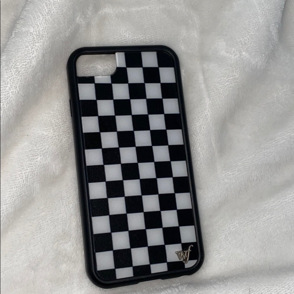 Checkered “Check Plz” iphone 6/7/8 Wildflower case